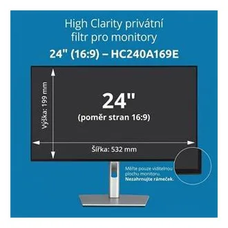 Kensington High Clarity Private szűrő 24'' 16:9 monitorhoz