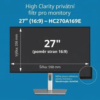 Kensington High Clarity magánszűrő 27''-es, 16:9-es monitorhoz