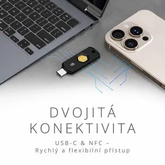 Kensington VeriMark NFC  biztonsági kulcs – USB-C