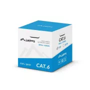 LANBERG FTP kábel CAT.6, Cu, 305m hosszú, szürke, CPR   Fluke engedéllyel, PVC