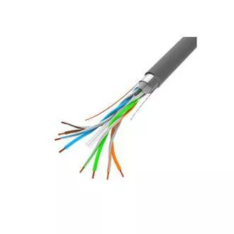 LANBERG FTP kábel CAT.6, Cu, 305m hosszú, szürke, CPR   Fluke engedéllyel, PVC