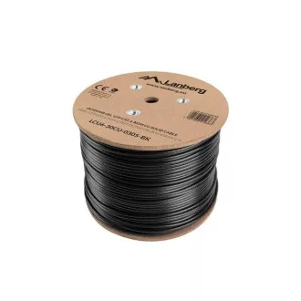LANBERG LAN KÁBEL CAT.6 UTP 305M KÜLTÉRI FIX ZSELÉS PÁRNÁZÁSSAL CU FEKETE FLUKE PASS LANBERG LAN KÁBEL CAT.6 UTP 305M KÜLTÉRI FIX ZSELÉS PÁRNÁZÁSSAL CU FEKETE FLUKE PASS