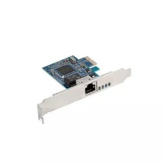 LANBERG PCI-EXPRESS->RJ45 ETHERNET ADAPTER HÁLÓZATI KÁRTYA PCI-E X1 1X RJ45 1GB BROADCOM  LOW PROFILE