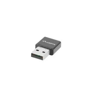 LANBERG USB ADAPTER VEZETÉK NÉLKÜLI HÁLÓZATI KÁRTYA NC-0300-WI N300 2X BELSŐ ANTENNA