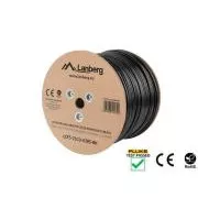 LANBERG LAN KÁBEL CAT.5E FTP 305M FIX KÜLTÉRI CU FEKETE FLUKE ÁTADVA