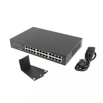 LANBERG SWITCH RSGE-24 24X 1GB UNMANAGED GIGABITES ETHERNET RACK 19"