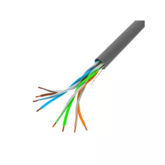 LANBERG LAN KÁBEL CAT.5E UTP 305M FIX CU FEKETE FLUKE