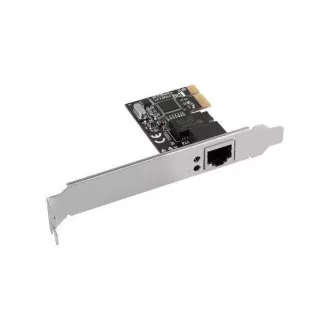 LANBERG PCI-EXPRESS->RJ45 ETHERNET ADAPTER HÁLÓZATI KÁRTYA PCI-E X1 1X RJ45 1GB RTL8111C LOW PROFILE