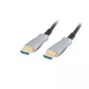 LANBERG HDMI M/M V2.0 KÁBEL 10M OPTIKAI FEKETE AOC