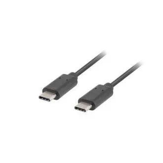 LANBERG USB-C M/M 2.0 kábel, 1 m, fekete
