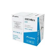 LANBERG LAN-kábel UTP 305 m, merev, CCA, fekete