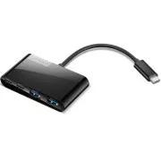 Lenovo Hub Select 4 portos USB-C, 2x USB-A   2x USB-C, fekete