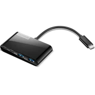 Lenovo Hub Select 4 portos USB-C, 2x USB-A   2x USB-C, fekete