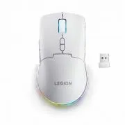Lenovo Legion M220 Wireless RGB Gaming Mouse – RGB háttérvilágítású játékegér, három csatlakozási móddal, fehér színben