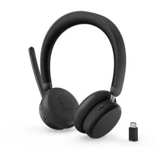 Lenovo 6550 kettős üzemmódú, aktív zajszűrésű (ANC) vezeték nélküli fejhallgató (USB-C, Teams-tanúsítás)