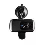 Modecom MC-CC15 FHD kettős autós kamera, Full HD/HD 1080/720p, 12MPx, microSD/SDHC, 3.0"LCD, microUSB, G-érzékelő, fekete színű