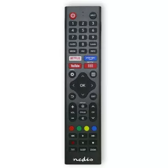 Nedis TVRC45HIBK - Csere távirányító | Hi-Sense TV | Előre programozott | Fekete
