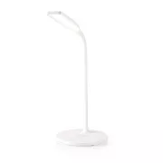 Nedis LTLGQ4M2WT - LED-lámpa vezeték nélküli töltővel | Dimmer | 15 W | Dimmelhető | Fehér