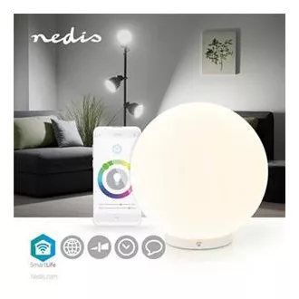 Nedis LNLW10WT- LED foglalatú éjszakai lámpa | Mozgásérzékelő | Nappali/éjszakai érzékelő | 0,55 W | 11 lm | Meleg fehér