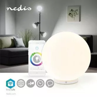 Nedis LNLW10WT- LED foglalatú éjszakai lámpa | Mozgásérzékelő | Nappali/éjszakai érzékelő | 0,55 W | 11 lm | Meleg fehér