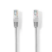 Nedis CCGL85230GY50 - Hálózati kábel CAT6 | RJ45 dugó | RJ45 dugó | U/UTP | 5,00 m | Kerek | PVC | Szürke | Címke