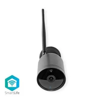 Nedis WIFICO41CBK – SmartLife kültéri kamera | Wi-Fi | 4K 3840x2160 | IP65 | Felhő / Micro SD | 5 V DC | Éjjellátó Nedis WIFICO41CBK – SmartLife kültéri kamera | Wi-Fi | 4K 3840x2160 | IP65 | Felhő / Micro SD | 5 V DC | Éjjellátó