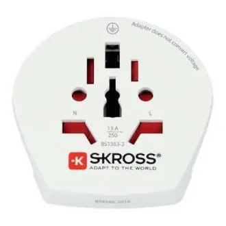 Skross SKR1500211EC – Utazási adapter Európába 2- és 3-pólusú készülékekhez, több mint 220 úti célról Skross SKR1500211EC – Utazási adapter Európába 2- és 3-pólusú készülékekhez, több mint 220 úti célról