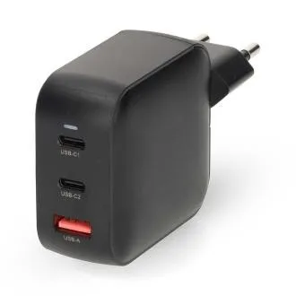 Nedis WCGPD45W100WT – Hálózati töltő | 45 W | GaN | PD3.0 | Gyors töltés funkció | 2 kimenet | 2x USB-C | Fehér Nedis WCGPD45W100WT – Hálózati töltő | 45 W | GaN | PD3.0 | Gyors töltés funkció | 2 kimenet | 2x USB-C | Fehér