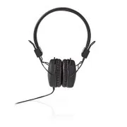 Nedis HPWD1101BK – Vezetékes fejhallgató | Fülre helyezhető | 3,5 mm | Kábelhossz: 1,20 m | Fekete