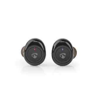 Nedis HPBT2450BK – Vezeték nélküli fülhallgató | Aktív zajszűrés (ANC) | Bluetooth | Akár 30 óra | Érintésvezérlés | Töltőtok | Mikrofon