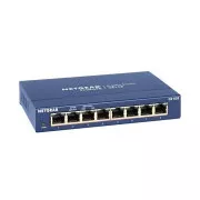 Netgear 8P Gbit felügyelet nélküli kapcsoló, 1x 10G SFP