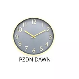 PLATINET CIRCULAR CIRCULAR Clock DAWN, csendes szerkezetű óra PLATINET CIRCULAR CIRCULAR Clock DAWN, csendes szerkezetű óra