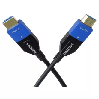 PremiumCord Ultra High Speed HDMI 2.1 optikai kábel 8K@60Hz 4K@120Hz 15m aranyozott kábel PremiumCord Ultra High Speed HDMI 2.1 optikai kábel 8K@60Hz 4K@120Hz 15m aranyozott kábel