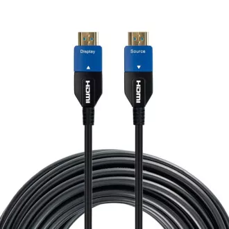 PremiumCord Ultra High Speed HDMI 2.1 optikai kábel 8K@60Hz 4K@120Hz 15m aranyozott kábel PremiumCord Ultra High Speed HDMI 2.1 optikai kábel 8K@60Hz 4K@120Hz 15m aranyozott kábel