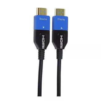 PremiumCord Ultra High Speed HDMI 2.1 optikai kábel 8K@60Hz 4K@120Hz 15m aranyozott kábel PremiumCord Ultra High Speed HDMI 2.1 optikai kábel 8K@60Hz 4K@120Hz 15m aranyozott kábel