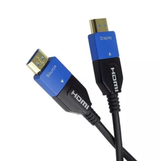 PremiumCord Ultra High Speed HDMI 2.1 optikai kábel 8K@60Hz 4K@120Hz 20m aranyozott 20M