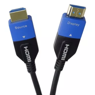 PremiumCord Ultra High Speed HDMI 2.1 optikai kábel 8K@60Hz 4K@120Hz 20m aranyozott 20M