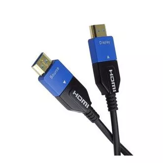 PremiumCord Ultra High Speed HDMI 2.1 optikai kábel 8K@60Hz 4K@120Hz 30m aranyozott kábel