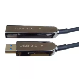 PremiumCord USB3.0   2.0 optikai AOC hosszabbító kábel A/Male - A/Female 7m