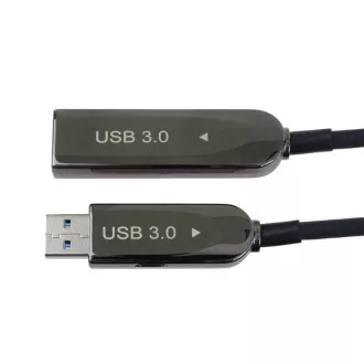 PremiumCord USB3.0   2.0 optikai AOC hosszabbító kábel A/Male - A/Female 7m