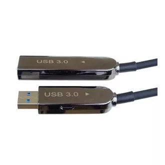 PremiumCord USB3.0   2.0 optikai AOC hosszabbító kábel A/Male - A/Female 7m