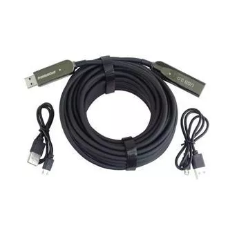 PremiumCord USB3.0   2.0 optikai AOC hosszabbító kábel A/Male - A/Female 7m