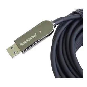 PremiumCord USB3.0   2.0 optikai AOC hosszabbító kábel A/Male - A/Female 7m