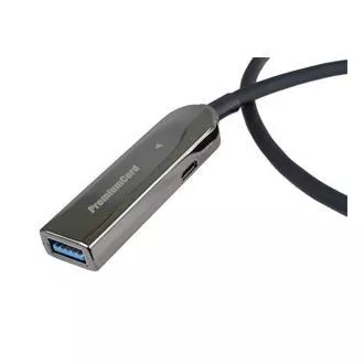 PremiumCord USB3.0   2.0 optikai AOC hosszabbító kábel A/Male - A/Female 7m