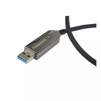 PremiumCord USB3.0   2.0 optikai AOC hosszabbító kábel A/Male - A/Female 7m