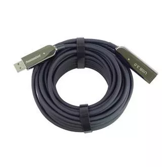PremiumCord USB3.0   2.0 optikai AOC hosszabbító kábel A/Male - A/Female 7m