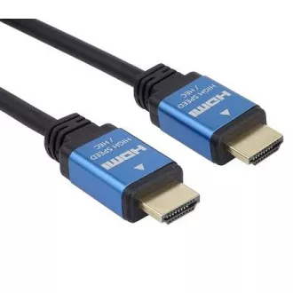 PremiumCord Ultra HDTV 4K@60Hz HDMI 2.0b kábel fém aranyozott csatlakozók 0.5m