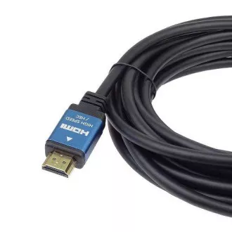 PremiumCord Ultra HDTV 4K@60Hz HDMI 2.0b kábel fém aranyozott csatlakozók 0.5m