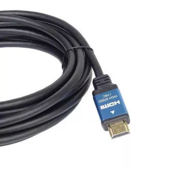 PremiumCord Ultra HDTV 4K@60Hz HDMI 2.0b kábel fém aranyozott csatlakozók 0.5m
