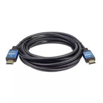 PremiumCord Ultra HDTV 4K@60Hz HDMI 2.0b kábel fém aranyozott csatlakozók 0.5m